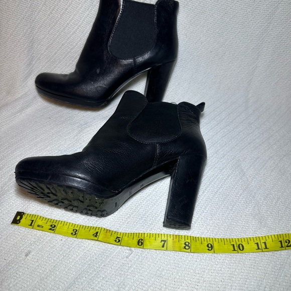 Prada Black Leather Ankle Boots - Picture 11 of 15